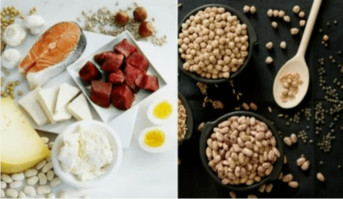Příklady produktů proteinové diety