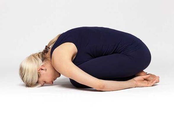 Pozice dítěte (Balasana)