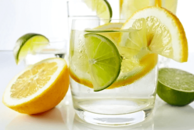 citronová voda na dietě